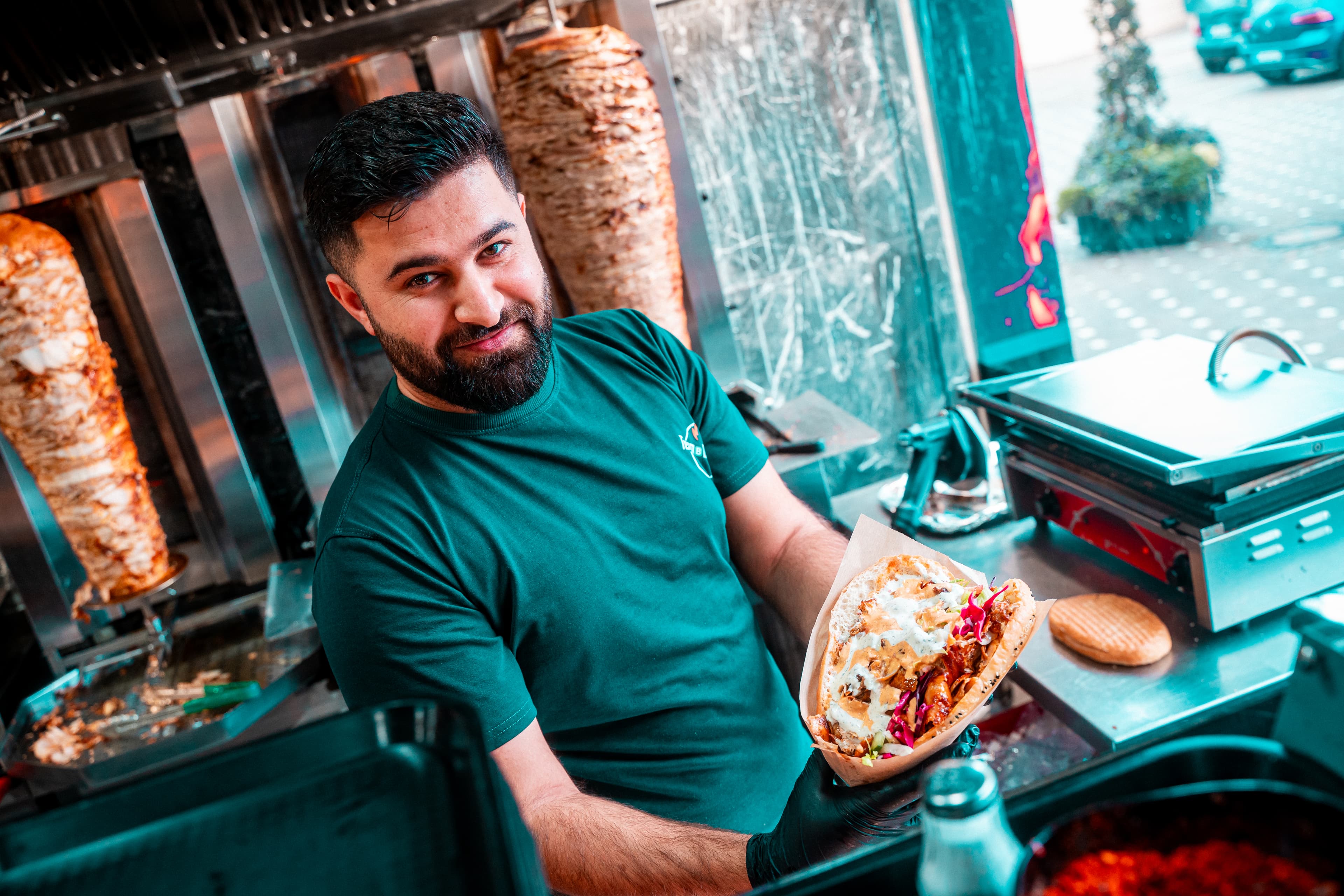 Hossein in der Freizeit